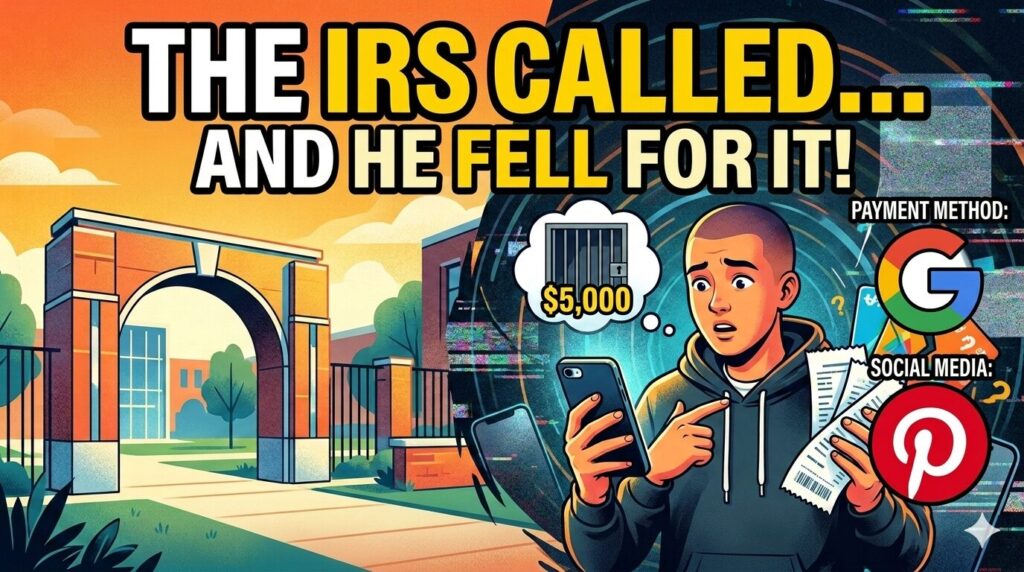 I messed up by falling for an IRS phone scammer