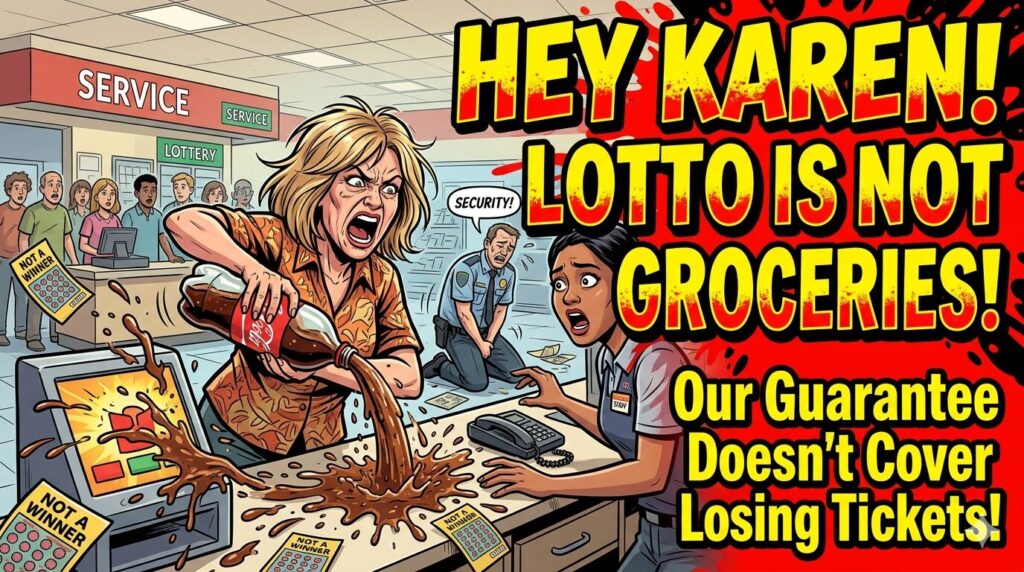 Hey Karen, Our Money Back Guarantee Doesn’t Apply to Lottery Tickets