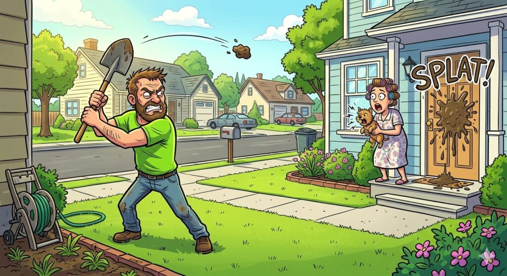 A Messy Escalation: Was I Wrong to Fling the Poo Back?
