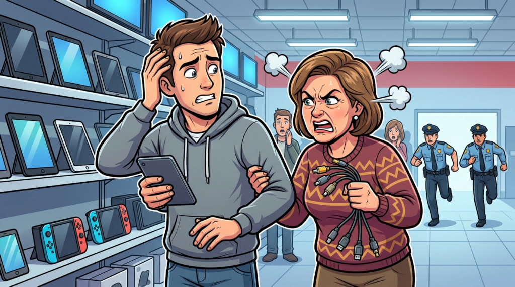 An entitled shopper physically grabbed me and threatened my job after mistaking me for an electronics store employee