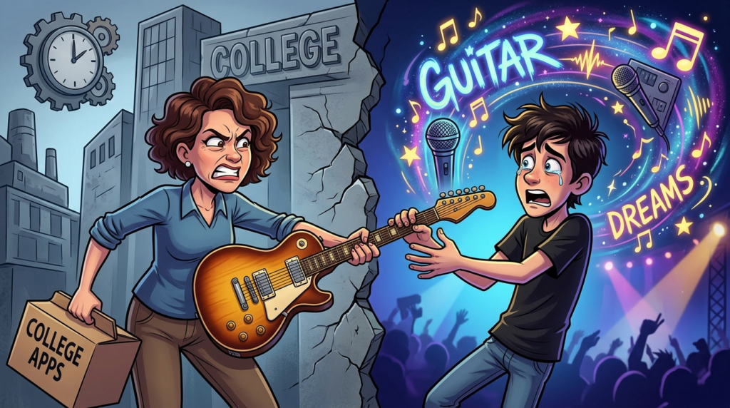 Am I the Jerk for selling my son’s cherished music equipment to force him towards a practical future?