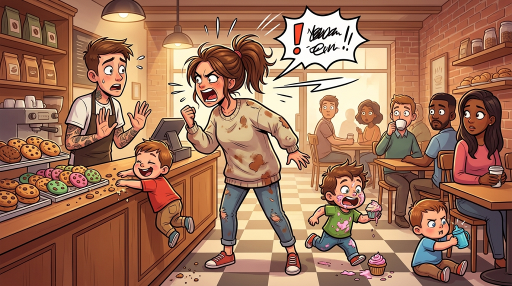 A Demanding Mom Threw a Tantrum About Paying for Her Order After Her Children Caused a Scene