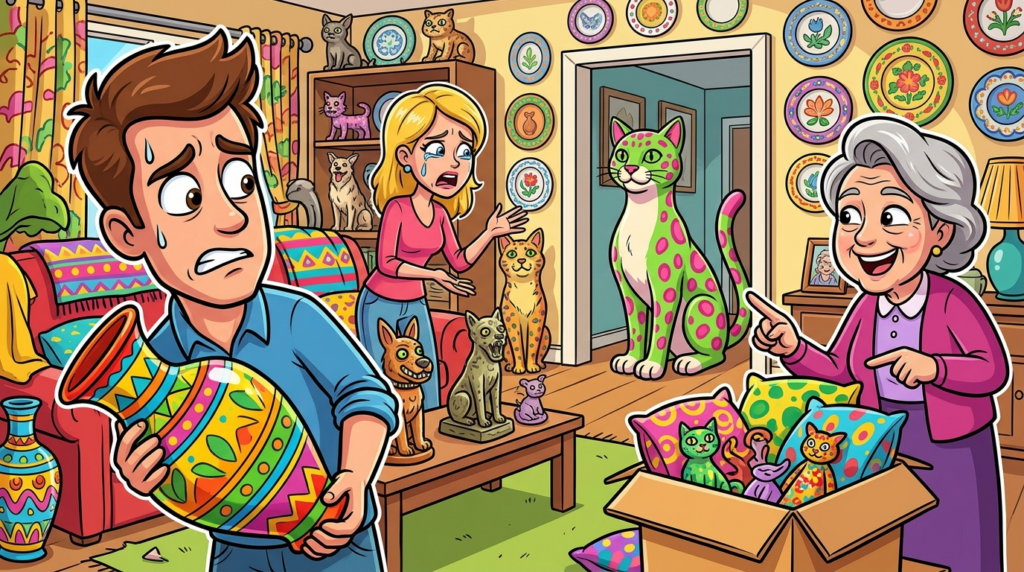 Am I the Jerk for smashing my mother-in-law’s ugly gifts after my wife wouldn’t intervene?