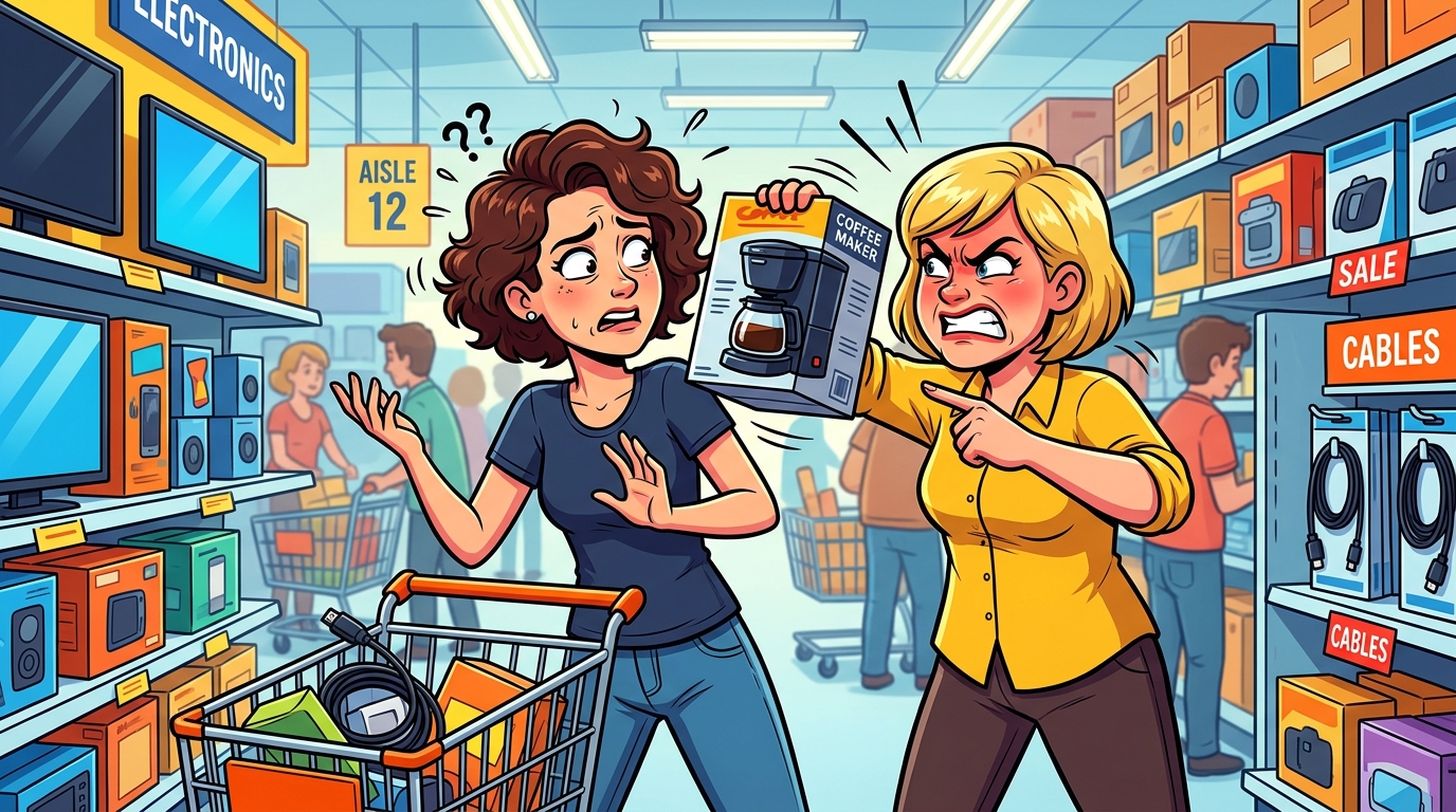 A Furious Shopper Demanded I Find Coffee Makers and Threatened to Fire Me From a Job I Didn’t Have