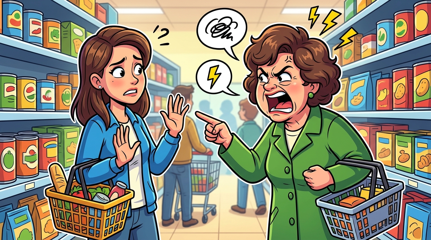 An entitled grocery shopper insisted I find her specialty butter, refusing to believe I was not an employee