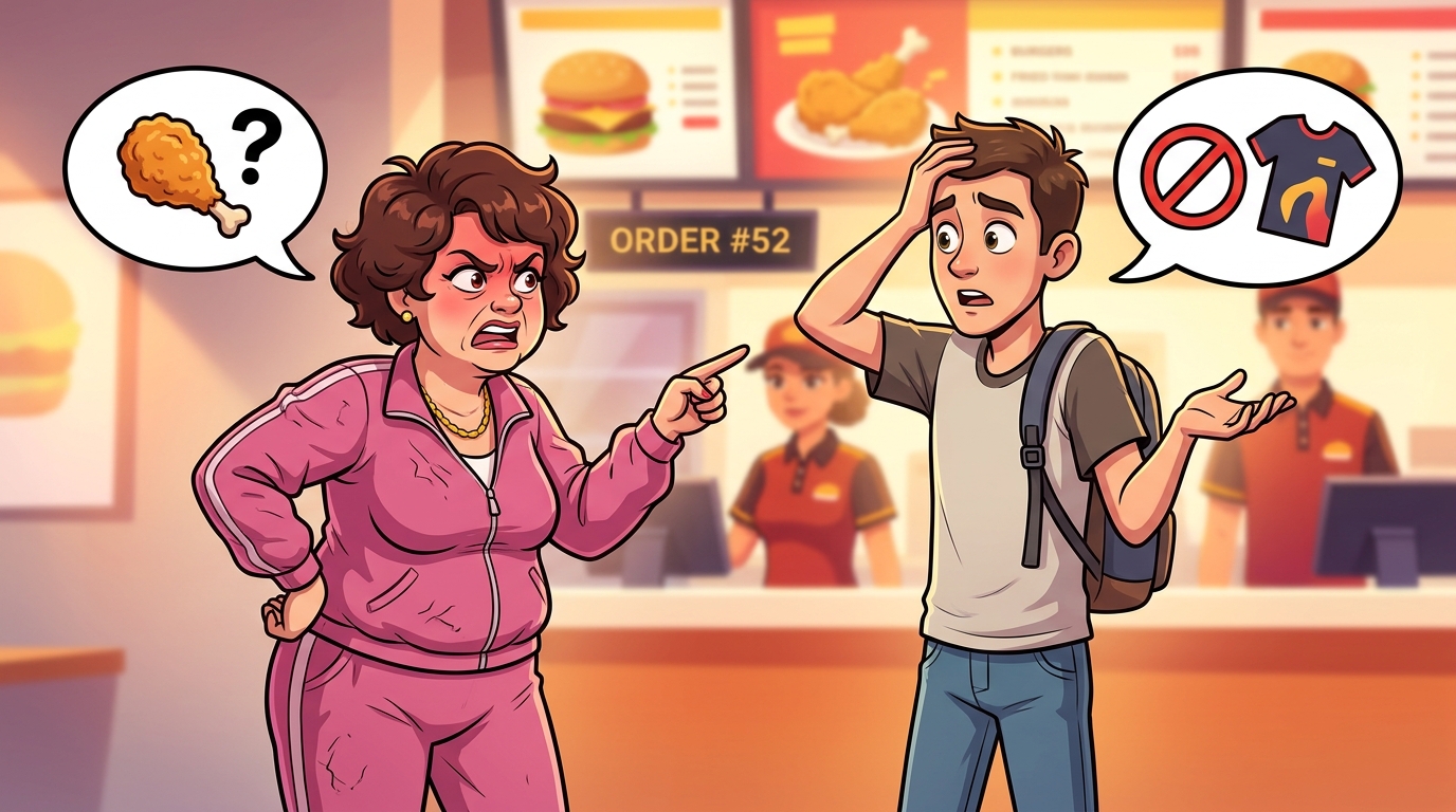 An Enraged Customer Forcefully Grabbed Me, Demanding I Be Fired For Refusing To Get Her Fried Chicken