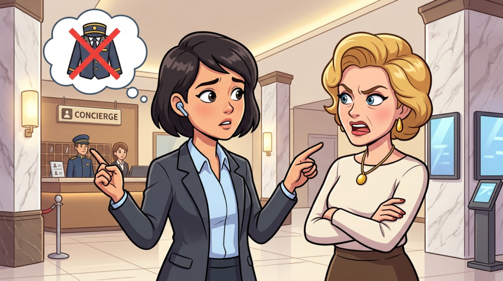 An Entitled Guest Bafflingly Mistook My Professional Attire and Wireless Earbud for a Hotel Employee’s Uniform